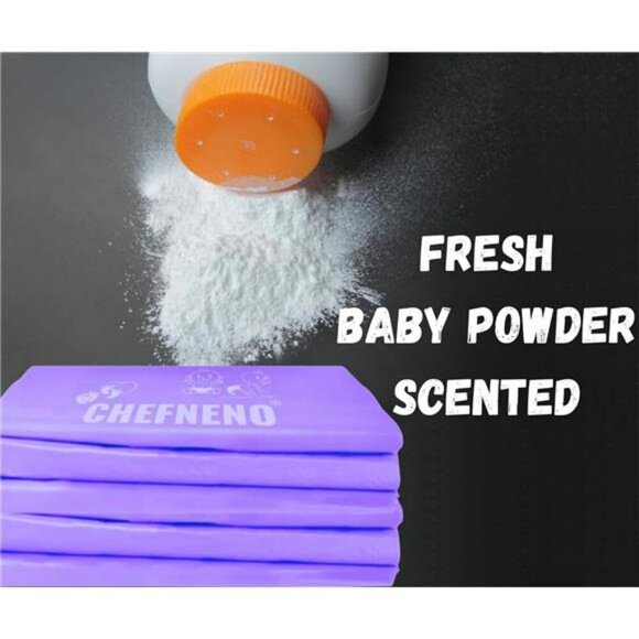 Disposable Diaper Bags 600 Count Baby Powder Scented Poop Waste Sack - Picture 4 of 8